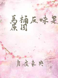 马桶反味是什么原因