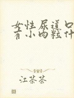 女性尿道口上面有小肉粒什么情况