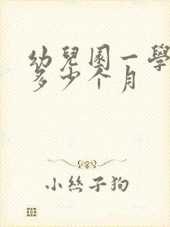 幼儿园一学期是多少个月