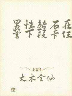 男性结石在输尿管下段卡住怎么办