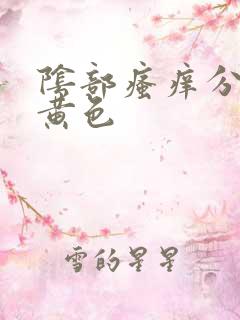 阴部瘙痒分泌物黄色