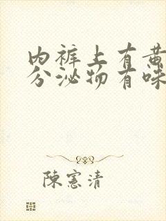 内裤上有黄黄的分泌物有味道是怎么回事