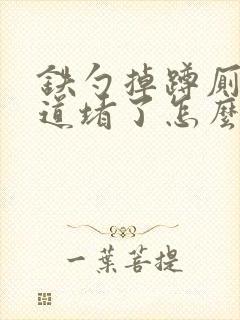 铁勺掉蹲厕下水道堵了怎么办