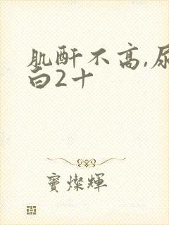 肌酐不高,尿蛋白2十