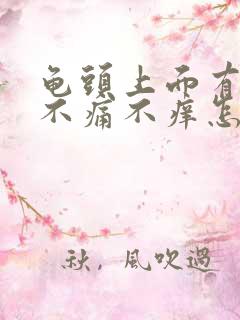 龟头上面有红斑不痛不痒怎么治