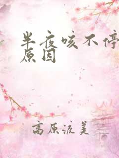 半夜咳不停什么原因