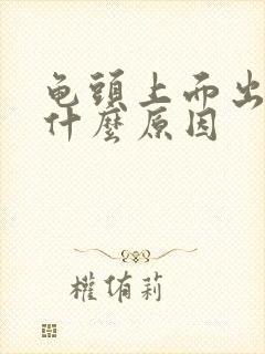 龟头上面出血是什么原因