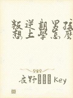 叛逆期男孩子不想上学怎么办