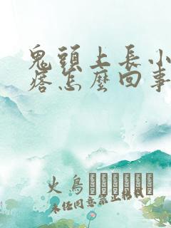 鬼头上长小红疙瘩怎么回事