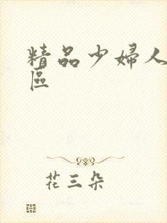 精品少妇人妻二区