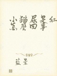 小猫尿是红色的怎么回事