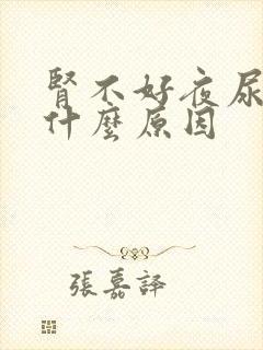 肾不好夜尿多是什么原因