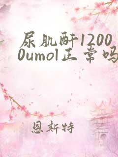 尿肌酐12000umol正常吗