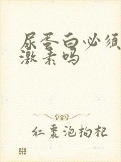 尿蛋白必须要用激素吗