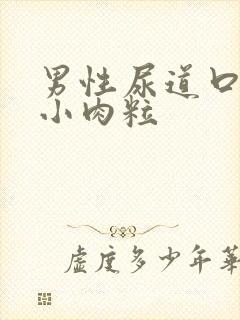 男性尿道口起了小肉粒