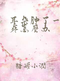 耳朵肿了一碰就疼怎么办