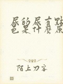 尿的尿有点偏红色是什么原因