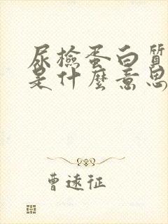 尿检蛋白质2加是什么意思