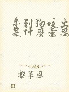 梦到狗咬出血了是什么意思周公解梦