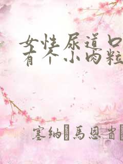 女性尿道口边上有个小肉粒