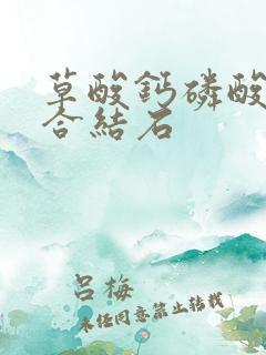 草酸钙磷酸钙混合结石