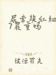 尿常规红细胞17严重吗