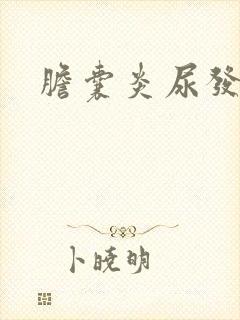 胆囊炎尿发黄吗