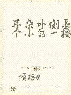 耳朵外侧长了一个小包一按就疼