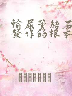 输尿管结石反复发作的根本原因