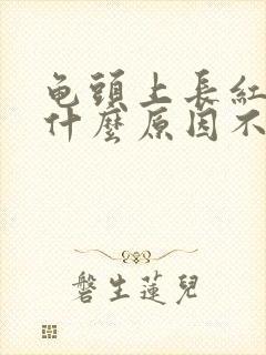 龟头上长红斑是什么原因不痛不痒