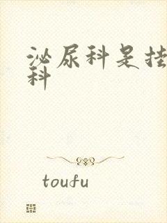 泌尿科是挂什么科