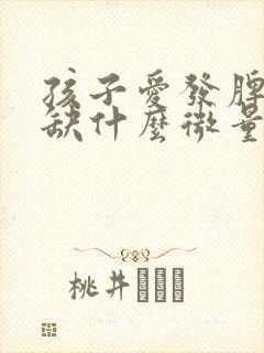 孩子爱发脾气是缺什么微量元素