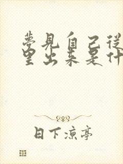 梦见自己从棺材里出来是什么预兆