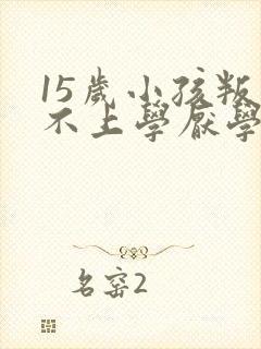 15岁小孩叛逆不上学厌学怎么办