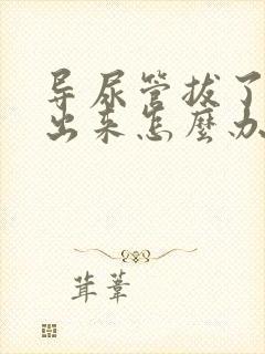 导尿管拔了尿不出来怎么办