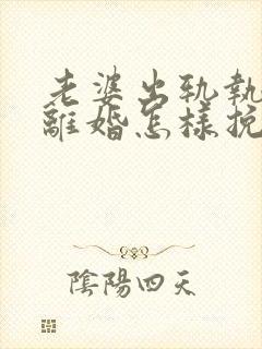 老婆出轨执意要离婚怎样挽回