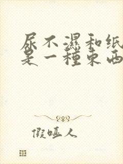 尿不湿和纸尿裤是一种东西吗