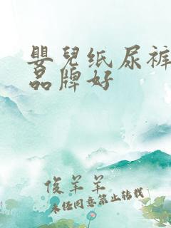 婴儿纸尿裤哪个品牌好