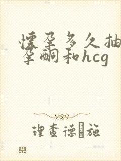 怀孕多久抽血查孕酮和hcg