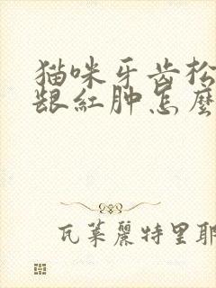 猫咪牙齿松动牙龈红肿怎么办