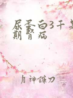 尿蛋白3千是几期肾病