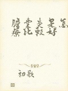 胆囊炎是怎么治疗比较好