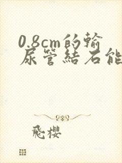 0.8cm的输尿管结石能排出嘛