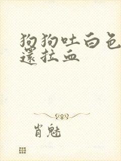 狗狗吐白色粘液还拉血