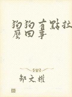 狗狗有点拉血怎么回事