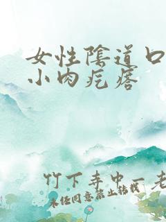 女性阴道口出现小肉疙瘩