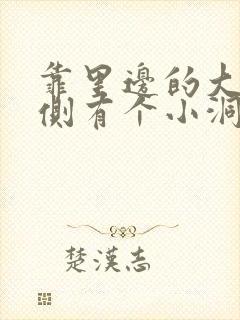 靠里边的大牙外侧有个小洞