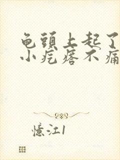 龟头上起了一个小疙瘩不痛不痒