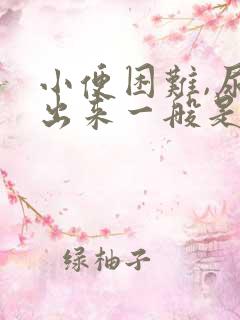 小便困难,尿不出来一般是怎么回事老年人