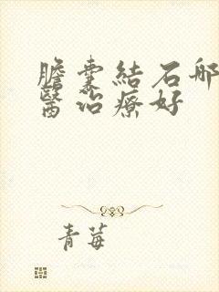 胆囊结石哪家中医治疗好